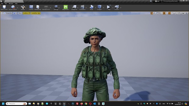 New variations Female Soldier