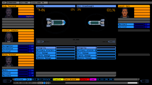 New GUI - Space Combat Interface