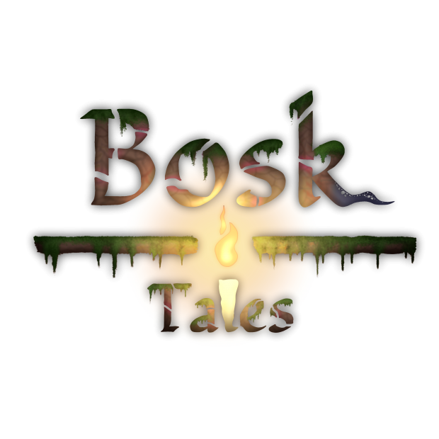 Final logo of "Bosk tales"