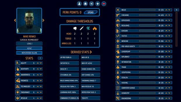 CharacterStatsScreen