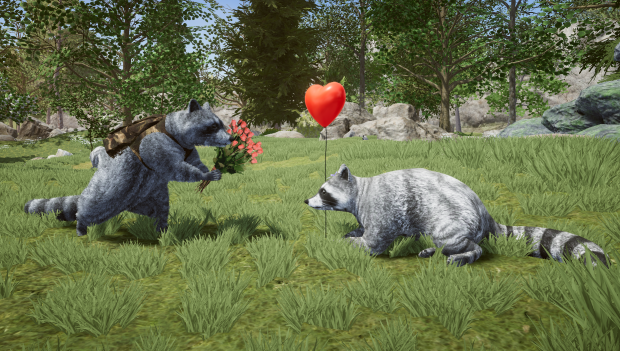 Valentine's Day - Wanted Raccoon with 50% discount on Steam!