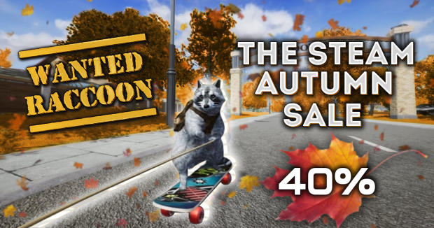 Wanted Raccoon - Steam Autumn Sale 2021!