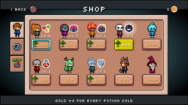 PotionParty Screenshot - characters