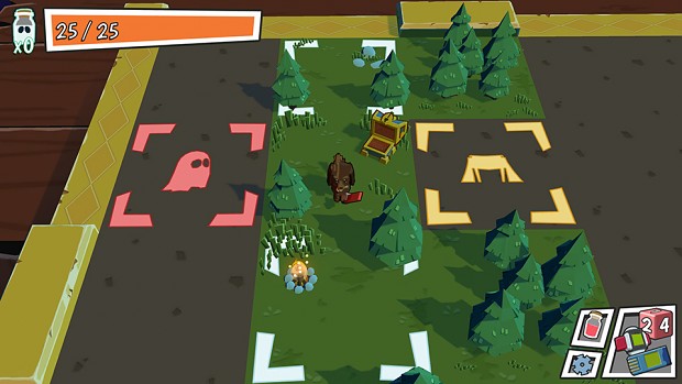 Explore a board game forest