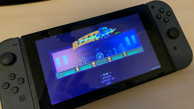 Bzzzt on Switch for the first time