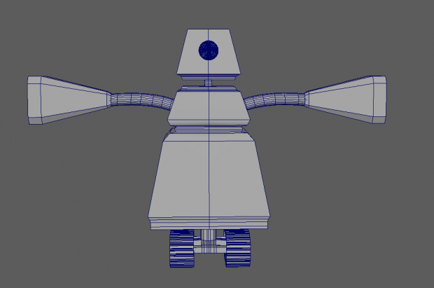 Ranged Enemy 3D Model Front