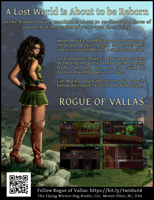 Rogue of Vallas Advertisement Sheet