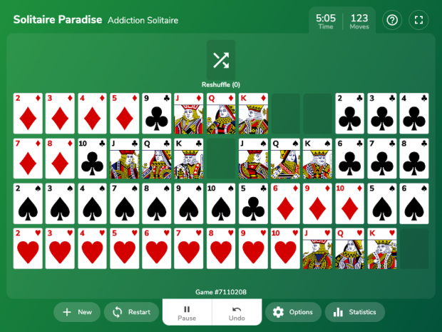 addiction solitaire gameplay 2