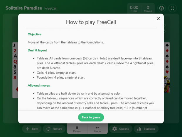 freecell howtoplay 4