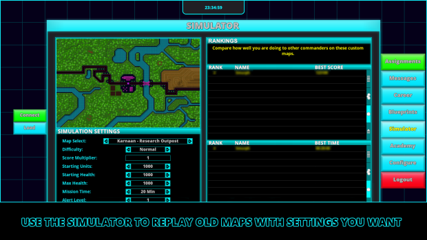 SDC - Simulator Screen