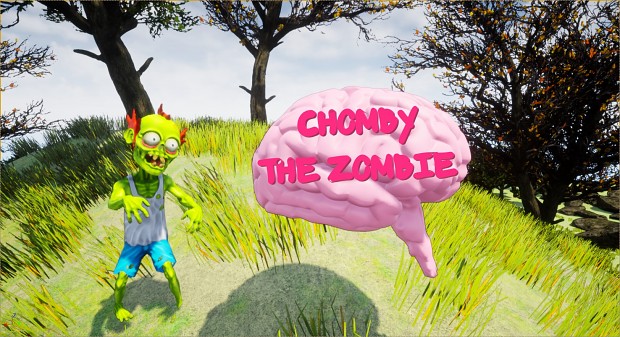Chomby The Zombie - Title Screen
