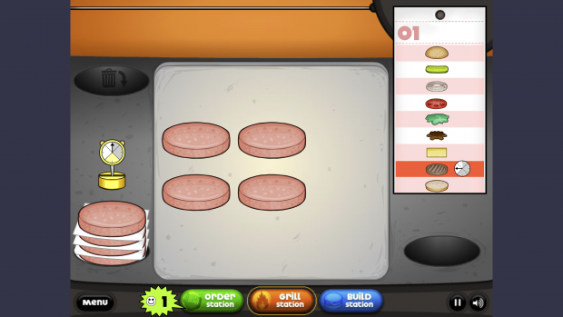 Papa's Burgeria - Cooking Games