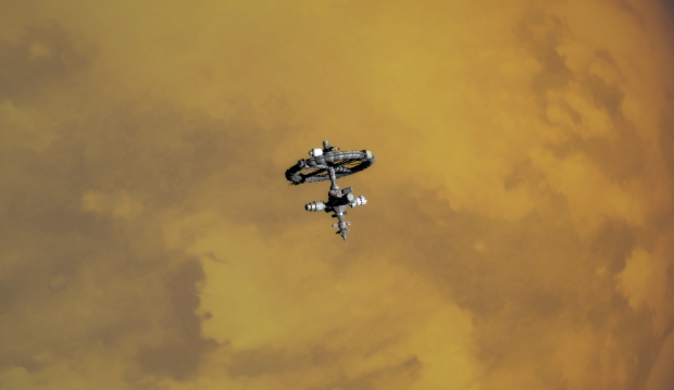 Titan procedurally generated atmosphere