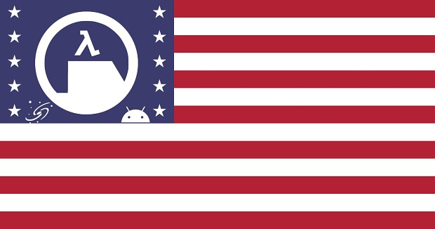 Flag of the new United American republic (n.u.a.r)