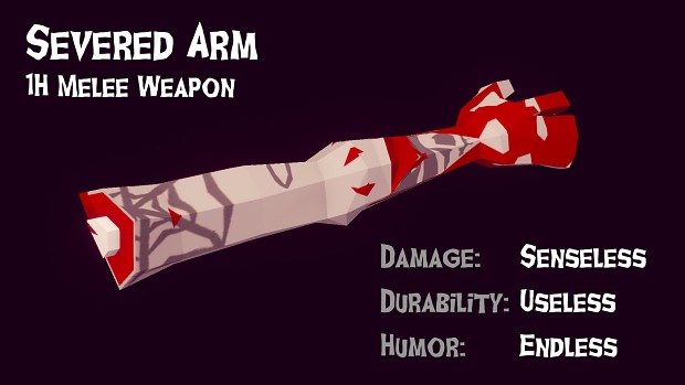 Severed Arm Melee Weapon