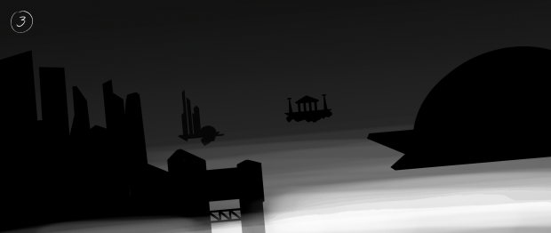 This is a screenshot of a thumbnail study for the environment we're developing.