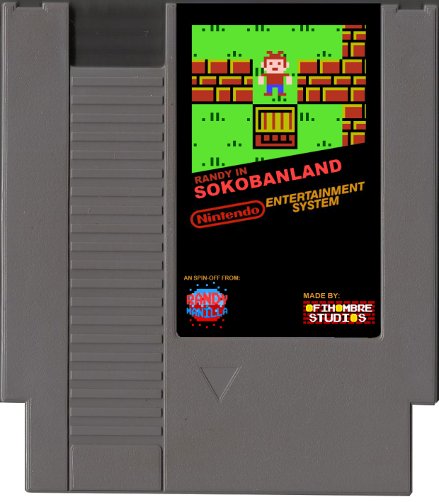 Randy in Sokobanland NES cartrig 2
