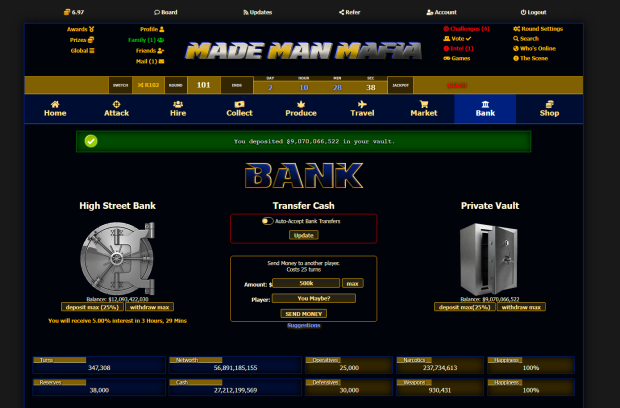 Made Man Mafia new bank page scr 5