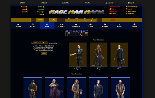 Made Man Mafia new hire page scr 1