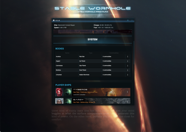 Game Interface Example 1