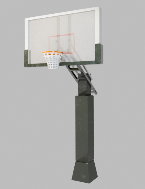 Basketball Rim - Front View