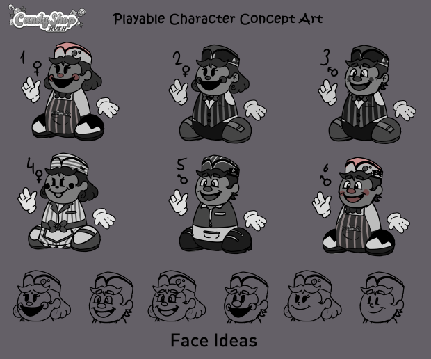 Playable Character Concept Art