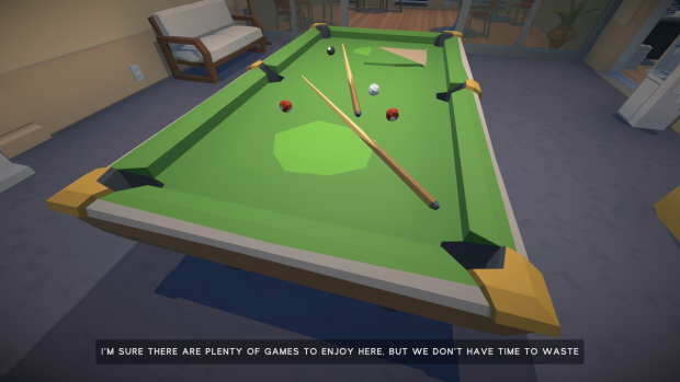 Mystery in the Office - Pool table