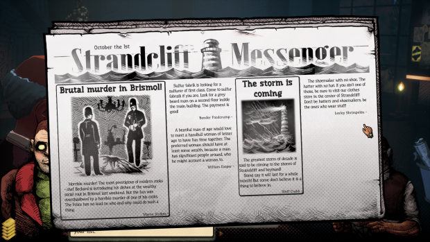 Strandcliff newspaper indiegame 4