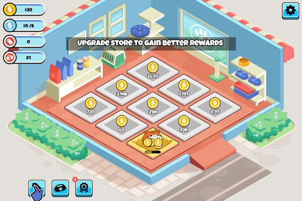 idle pet business gameplay