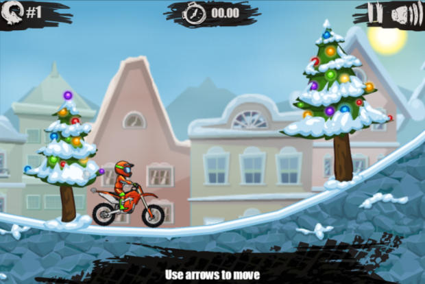 Moto X3M Winter - Motorcycle Game