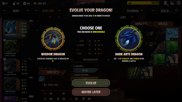 Arcane Dragon evolve