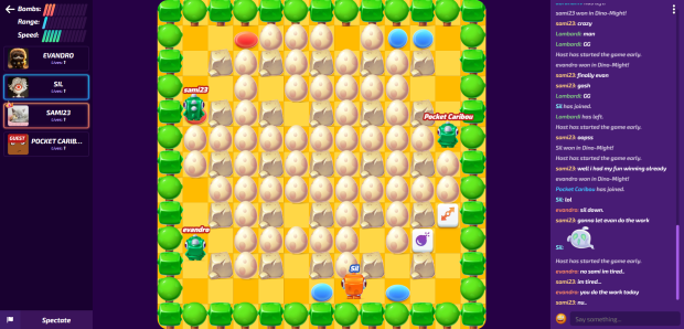 Image 4Bomberman online inspired multiplayer action game dinomight match