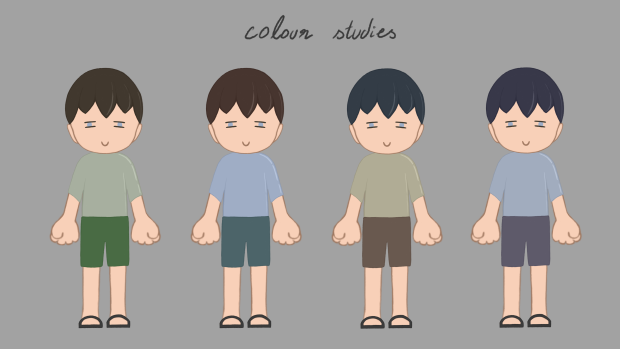 ConceptArt Character ColourStudi 1