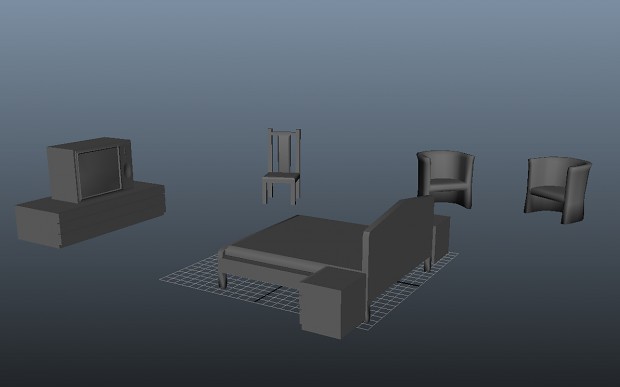 Parts from a hotel room - WIP
