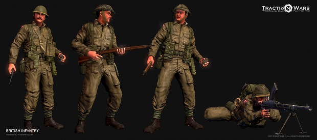 Operation Overlord British Character models
