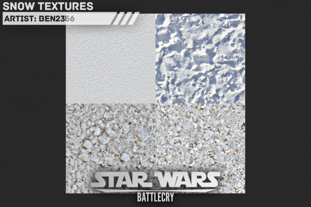 Snow textures for Hoth
