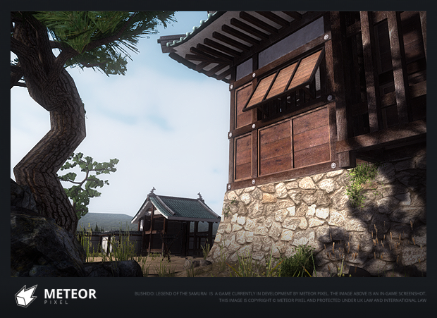 In-game Screenshot 1 - Kamioka Castle scene