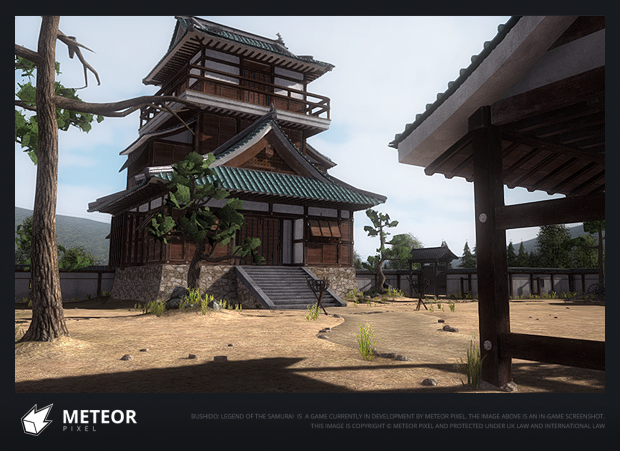 In-game Screenshot 2 - Kamioka Castle scene