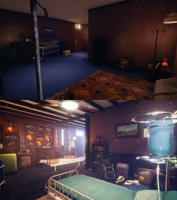 Then and Now: Starting Room