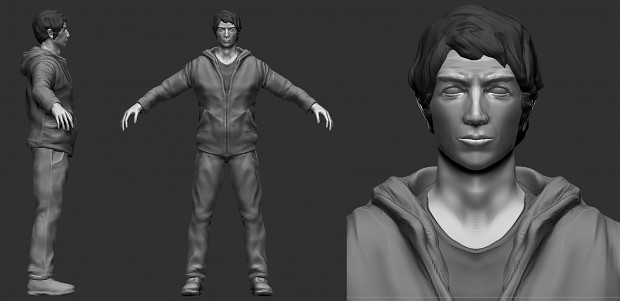 Characters (high-poly)