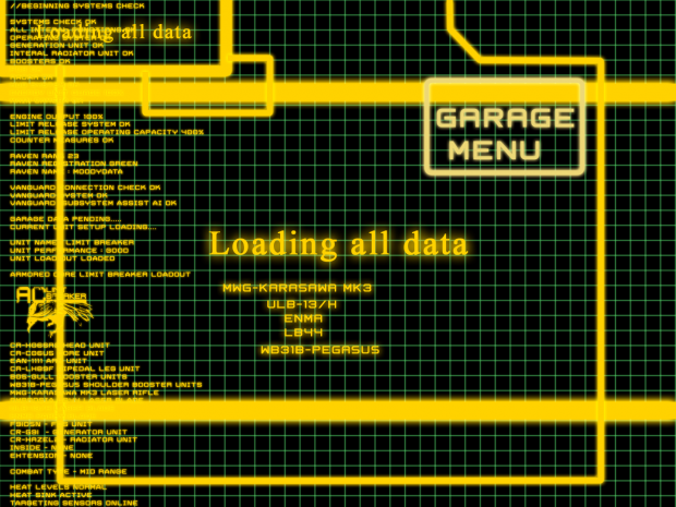 Cgi Ac2 Hud Image Armored Core Limit Release Indie Db