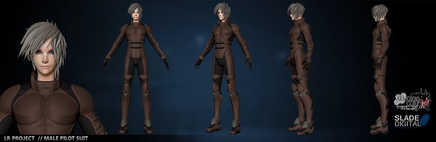 Hi res male pilot mesh