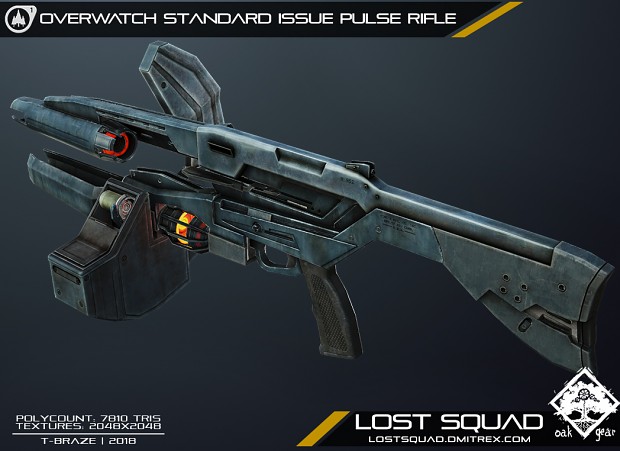 [RENDER] Lost Squad AR2 weapon model