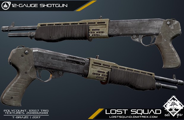 [RENDER] Lost Squad Shotgun weapon model