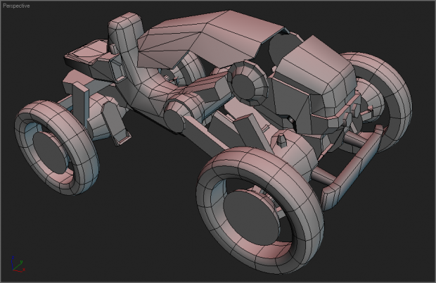 Modeled concept of ATV early April.