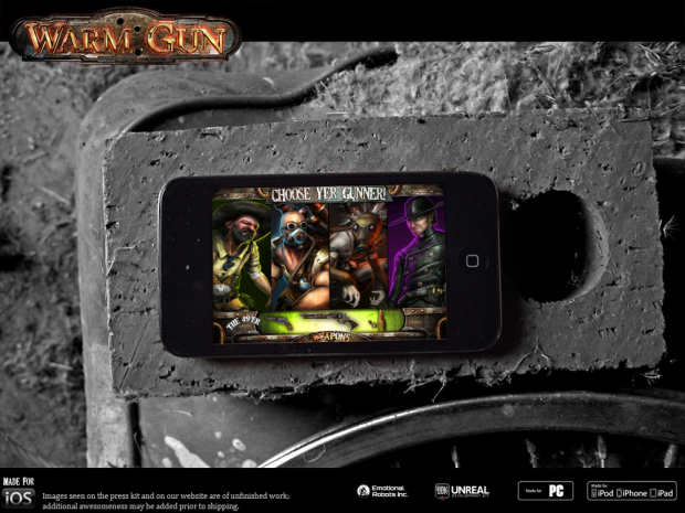 Warm Gun - First Impressions - iOS Screens