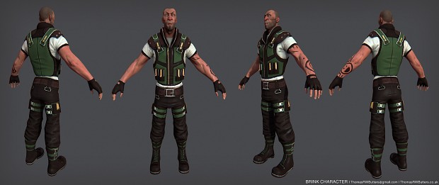 BRINK Character Low Poly