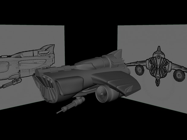 Space Jet (model finished)
