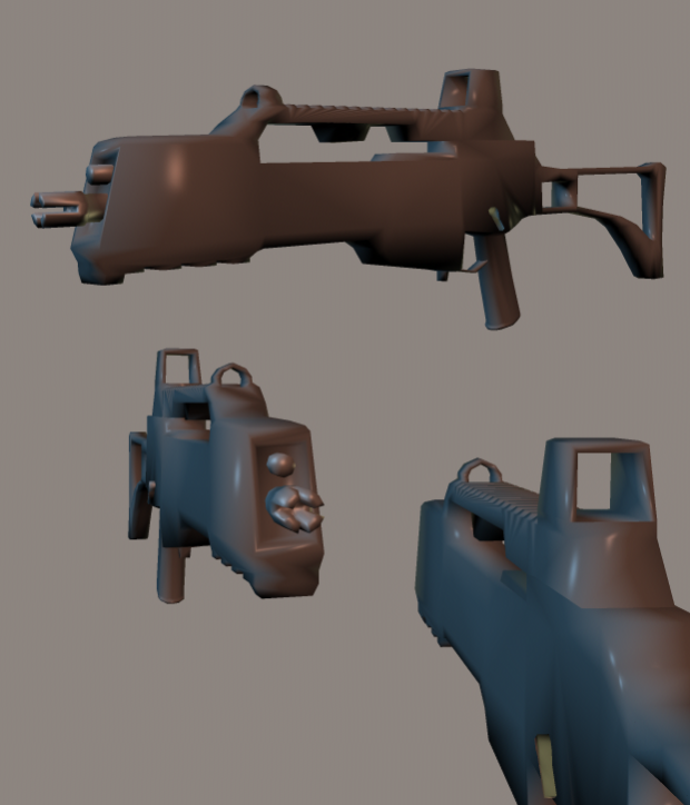 Low-Poly Assault Rifle