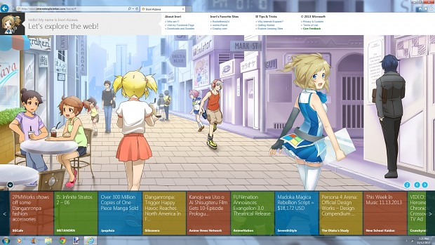 Internet Explorer is now an anime character